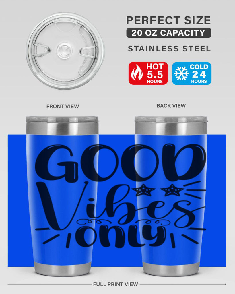 Good Vibes Only 197#- mermaid- Tumbler