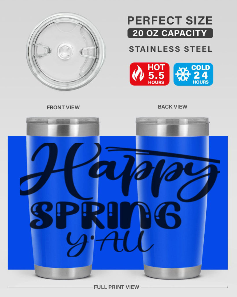 HAPPY SPRING YALL  179#- spring- Tumbler