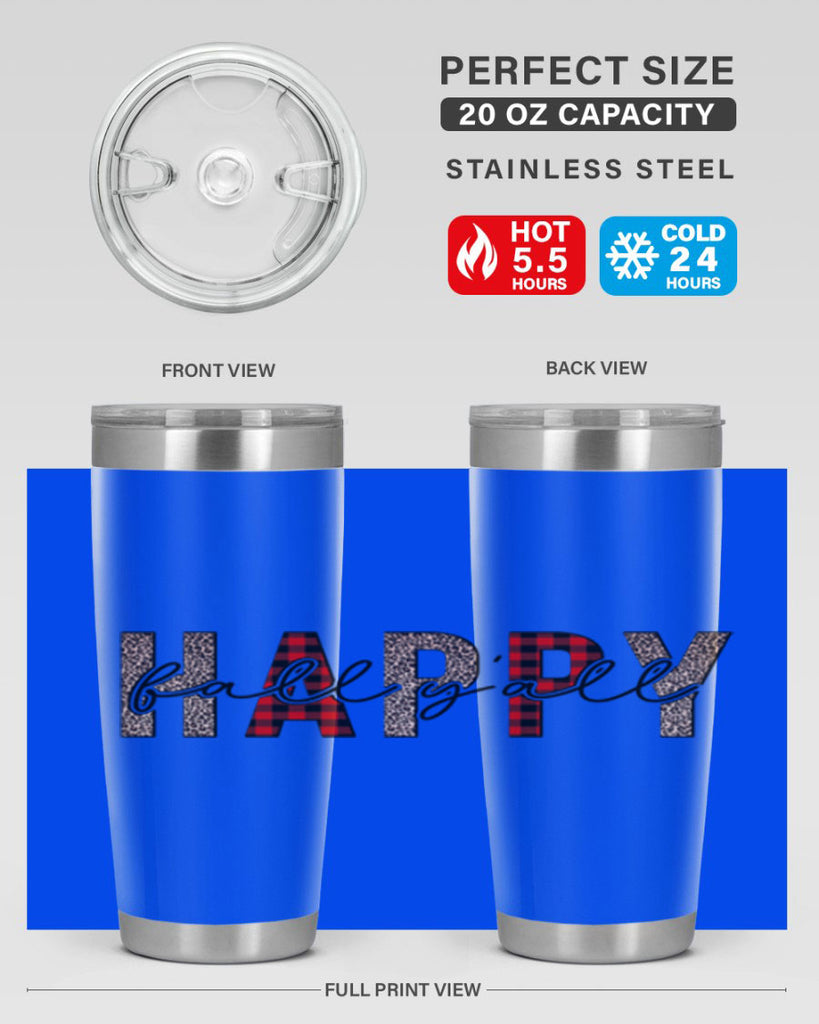 Happy Fall Y all 228#- fall- Tumbler