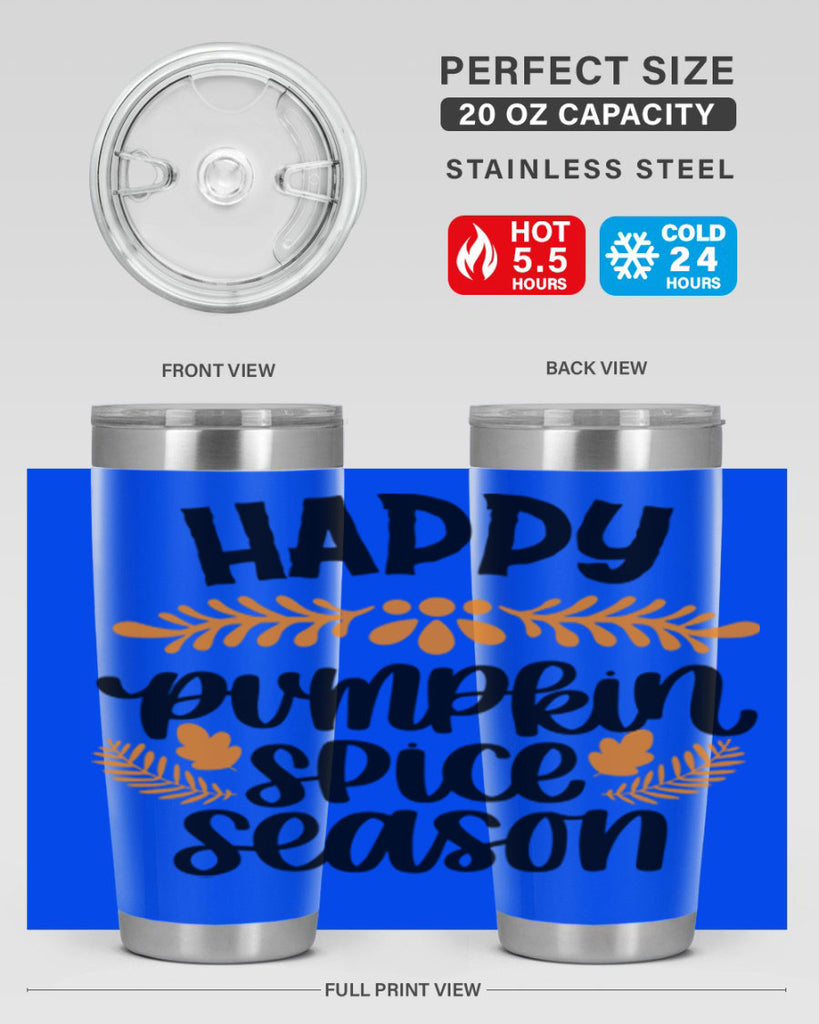 Happy Pumpkin Spice Season 492#- fall- Tumbler