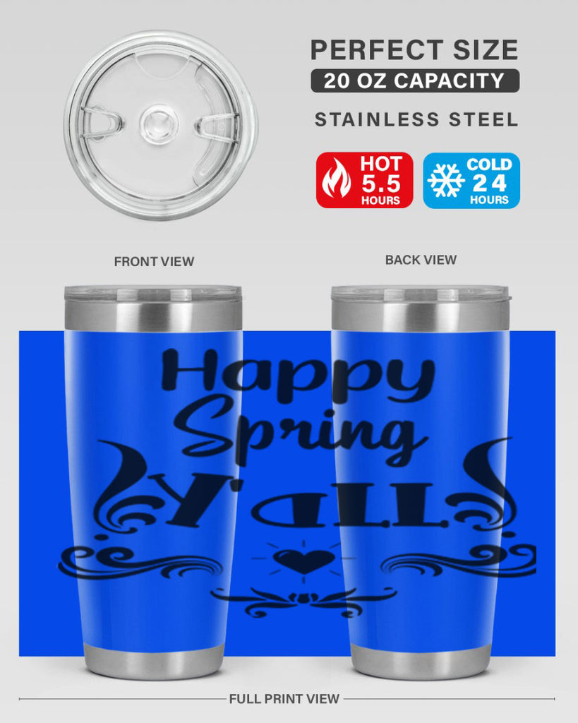 Happy Spring Yall 171#- spring- Tumbler