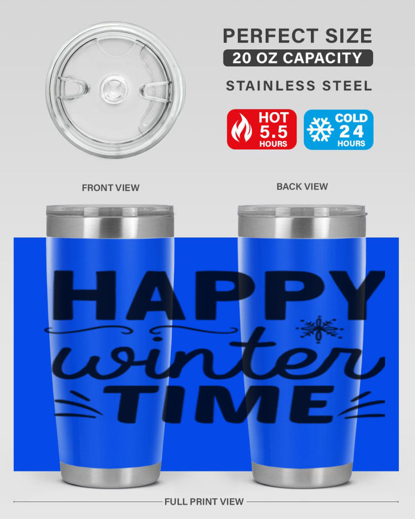 Happy Winter Time134#- winter- Tumbler
