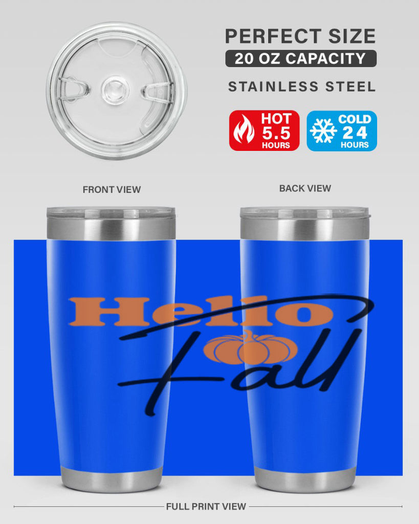 Hello Fall 279#- fall- Tumbler