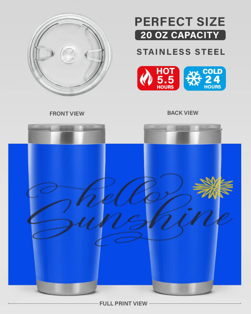 Hello Spring Lettering201#- spring- Tumbler