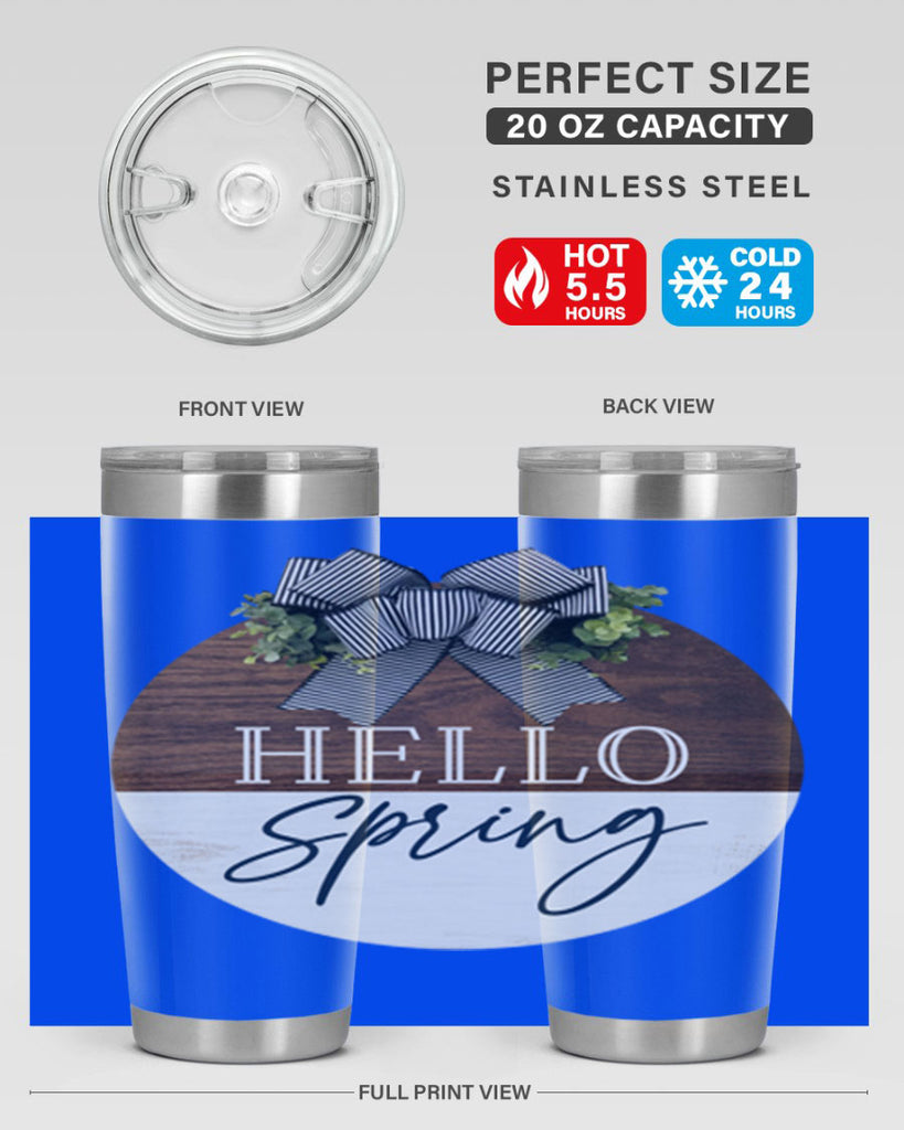 Hello Spring basic Mockup187#- spring- Tumbler