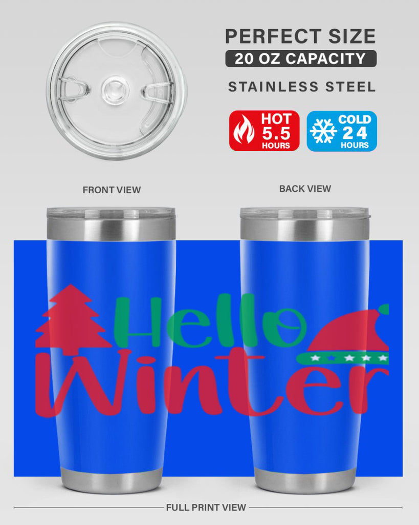 Hello Winter 180#- winter- Tumbler