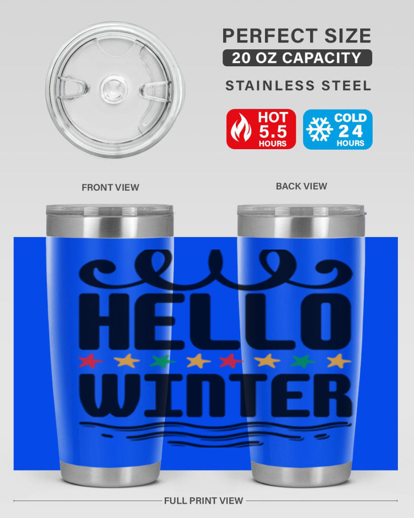 Hello Winter 185#- winter- Tumbler