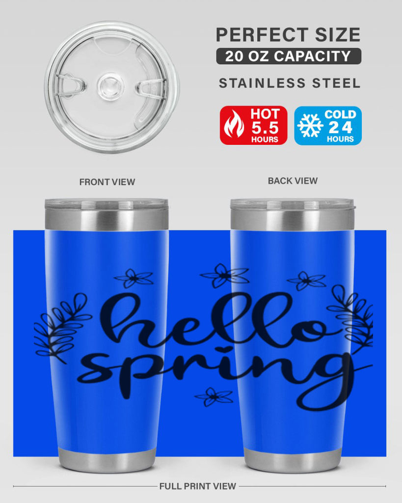 Hello spring design  221#- spring- Tumbler