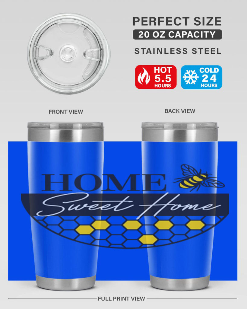 Home Sweet home bee and hive244#- spring- Tumbler