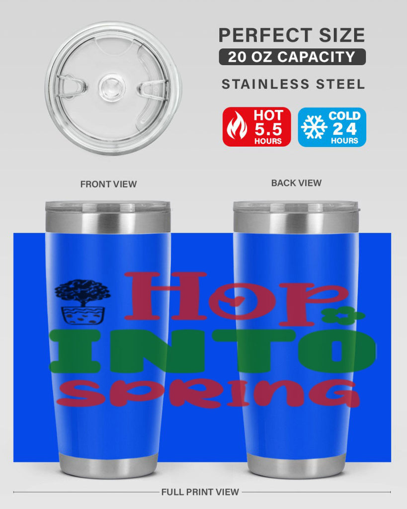 Hop into Spring 251#- spring- Tumbler