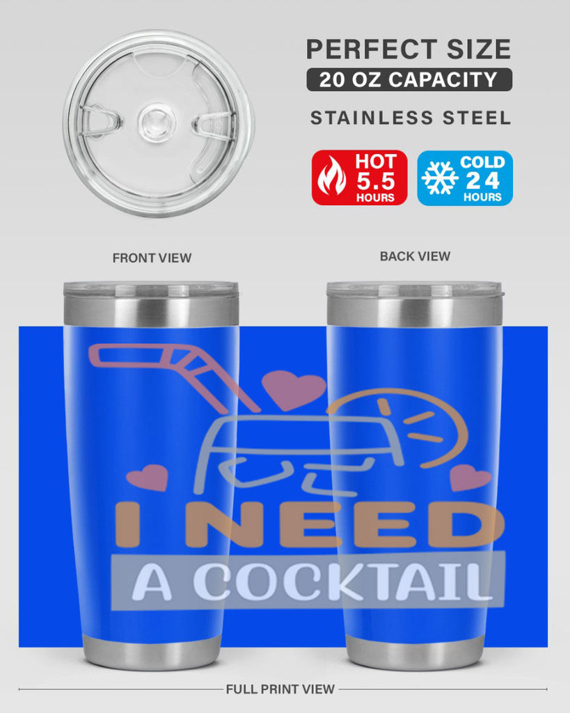 I Need A Cocktail 107#- fashion- Cotton Tank