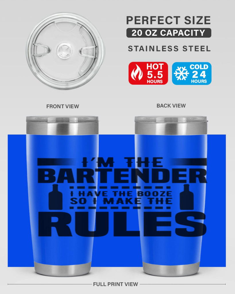 I am the Bartender Style 2#- bartender- tumbler