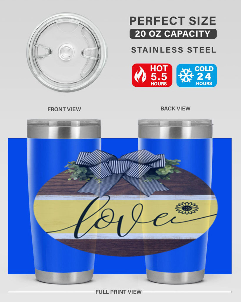 Love and daisy Mockup326#- spring- Tumbler