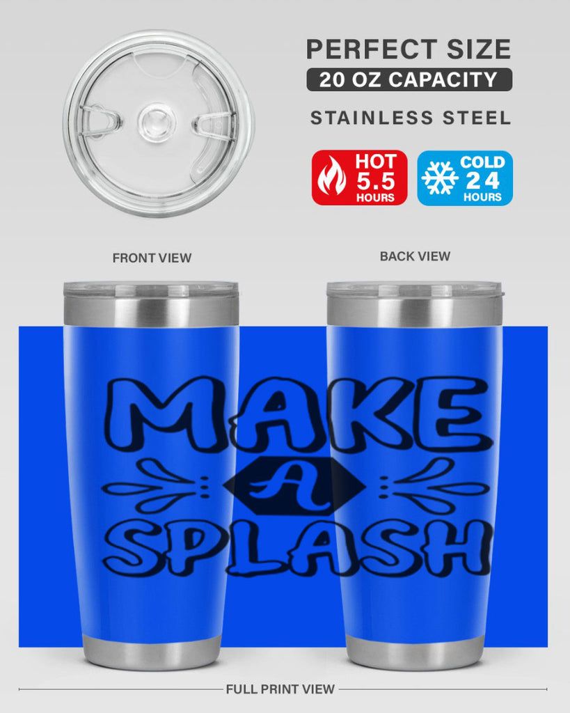 Make a splash 310#- mermaid- Tumbler