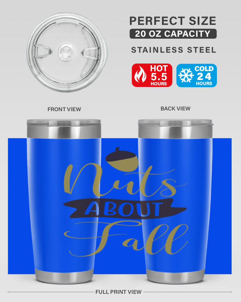 Nuts About Fall 442#- fall- Tumbler