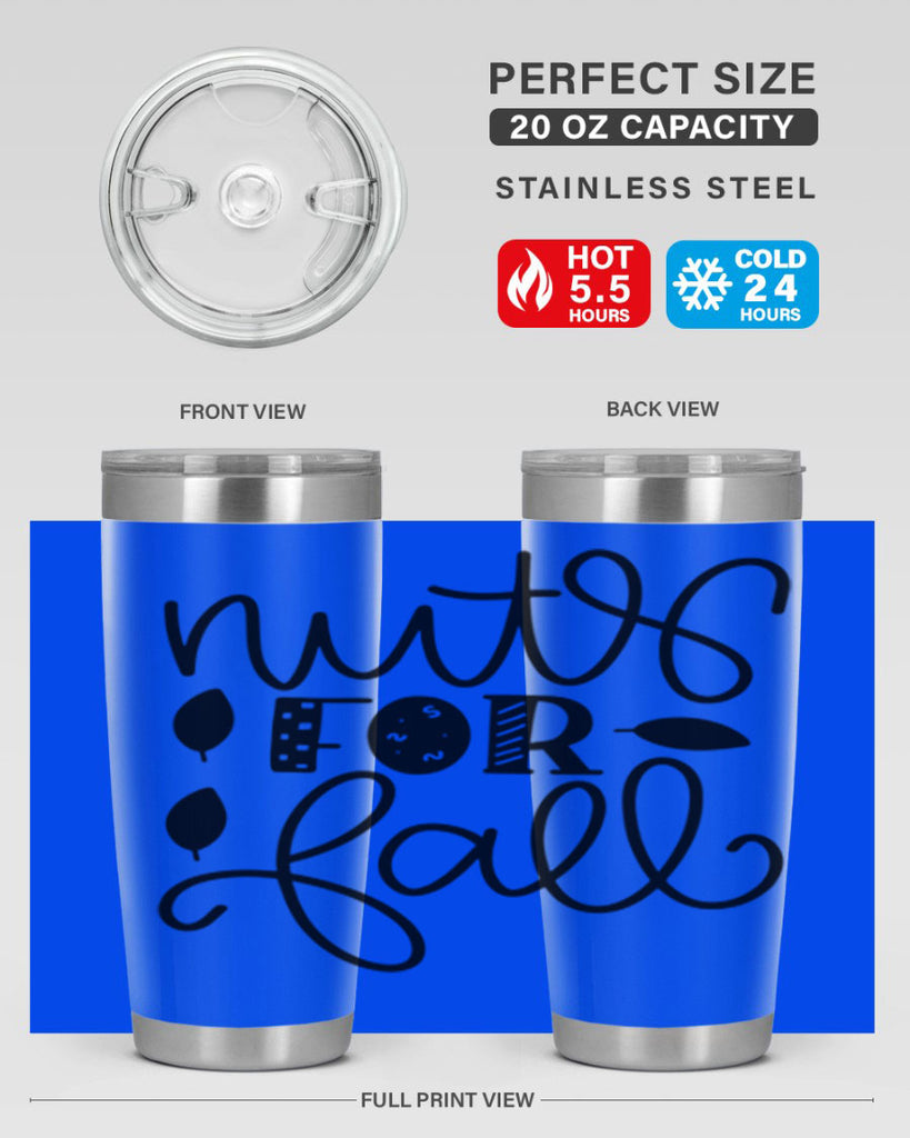 Nuts For Fall 446#- fall- Tumbler