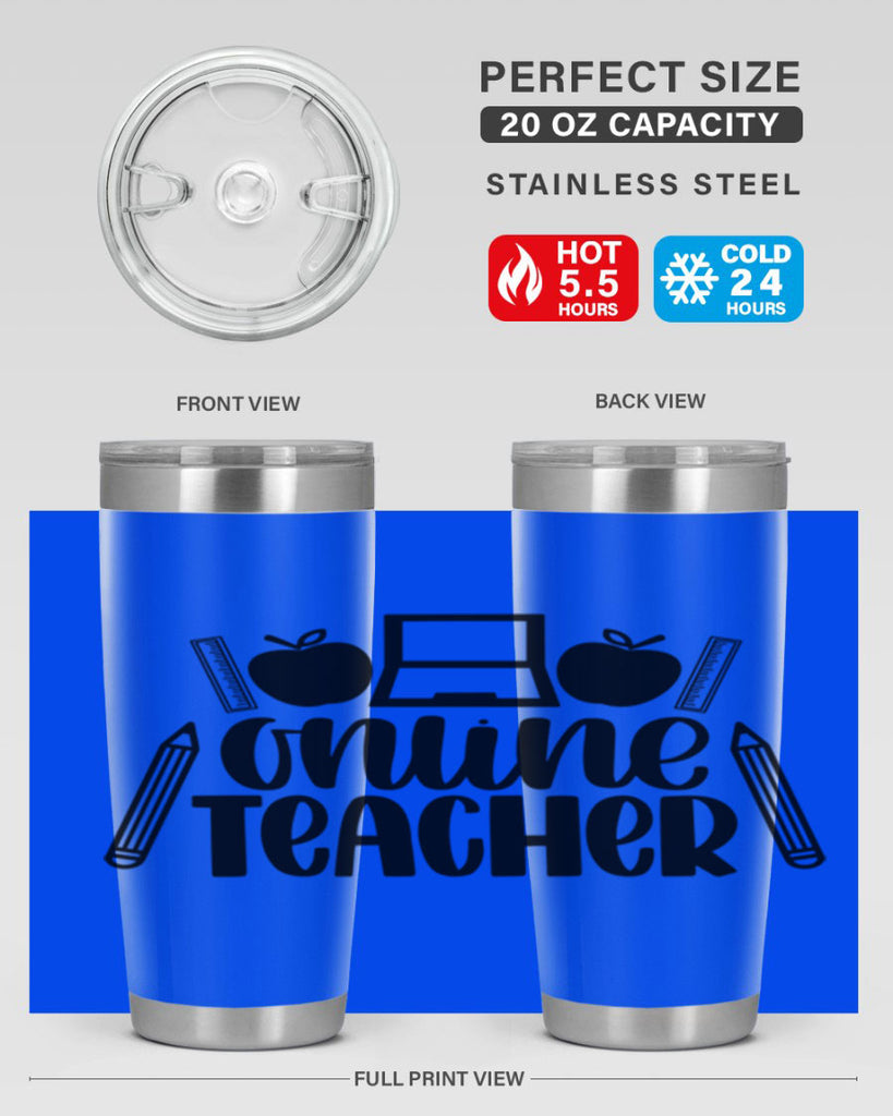 Online Teacher Style 61#- teacher- tumbler