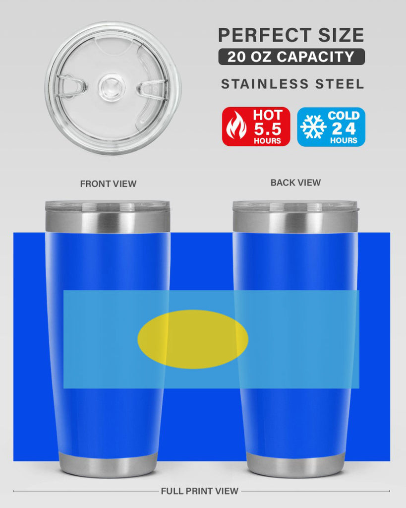 Palau 65#- world flags- Tumbler