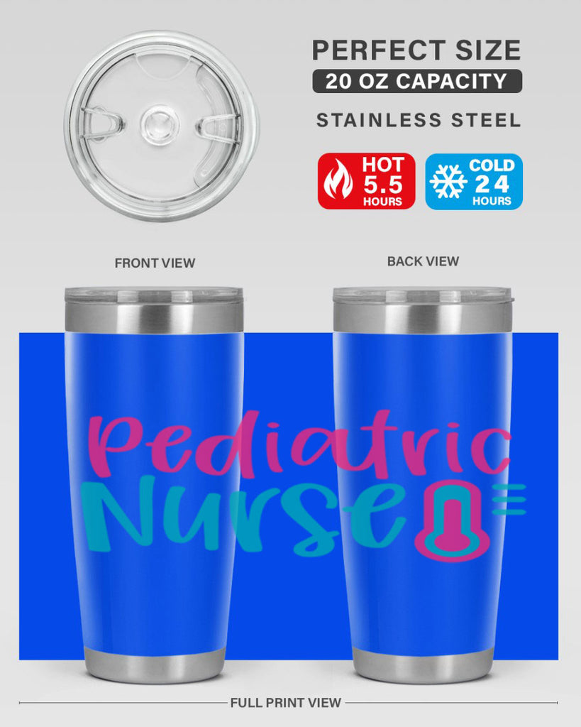 Pediatric Nurse Style 357#- nurse- tumbler