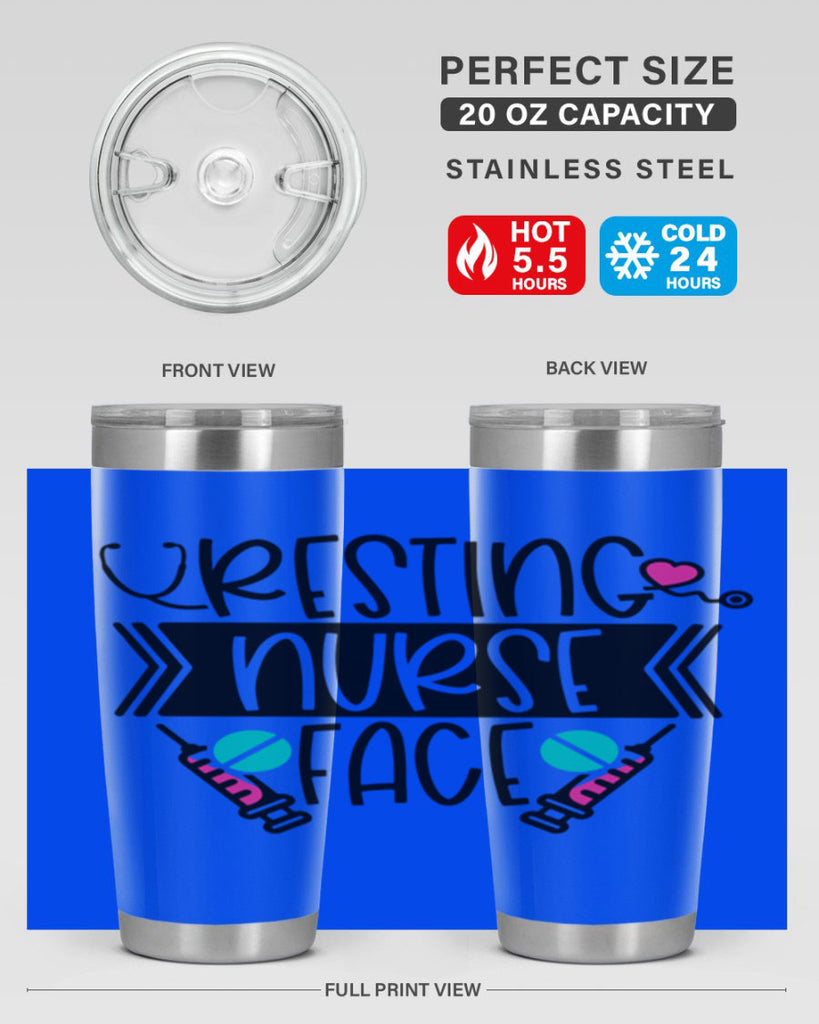 Resting Nurse Face Style Style 58#- nurse- tumbler