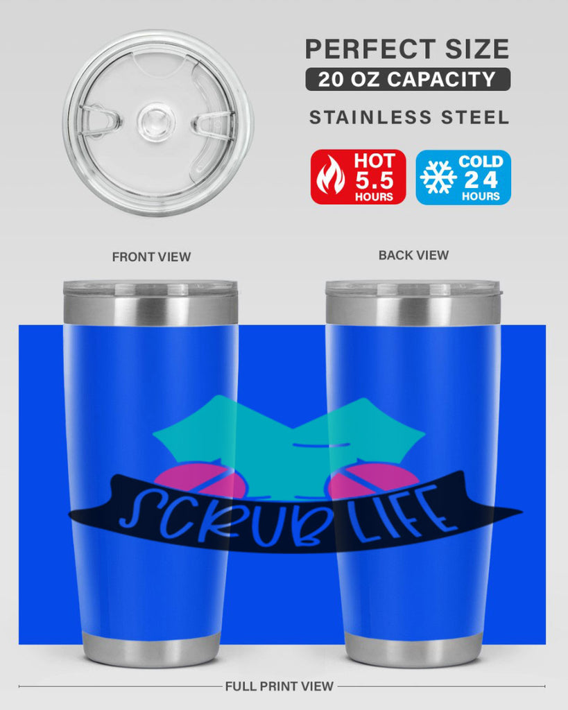 Scrub Life Style Style 45#- nurse- tumbler