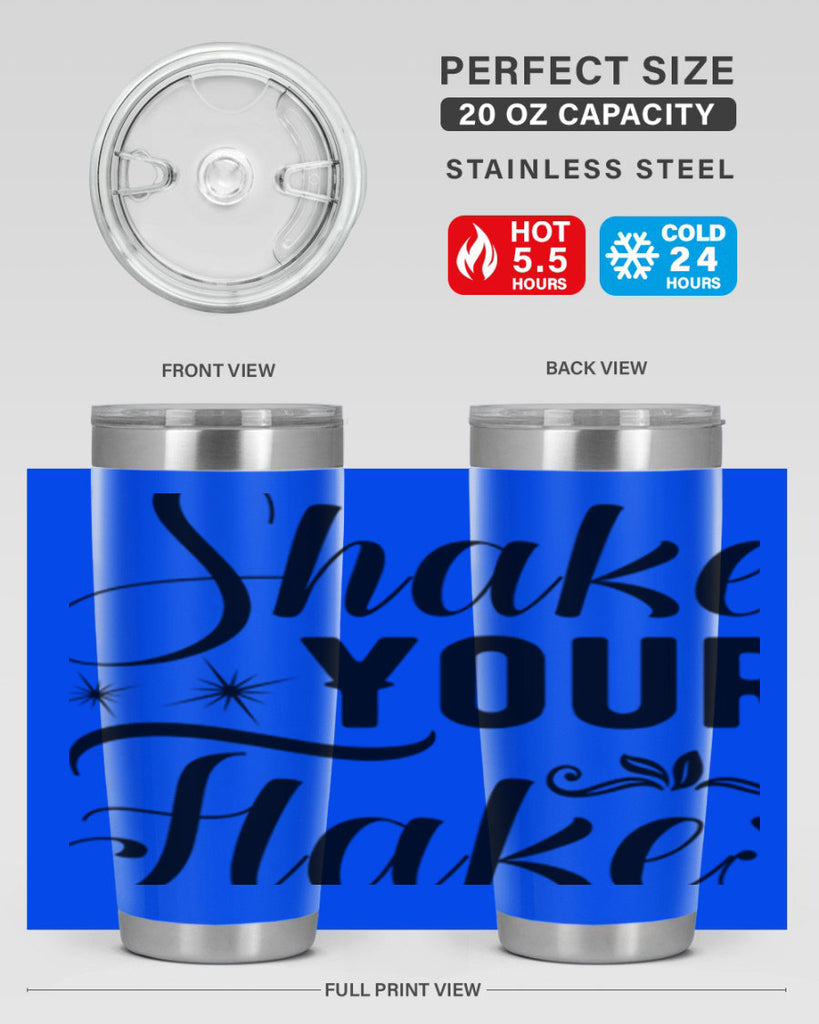 Shake Your Flakes 362#- winter- Tumbler