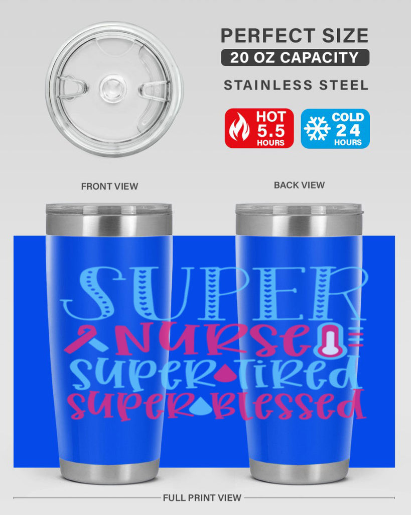 Super Nurse Super Tired Style Style 23#- nurse- tumbler