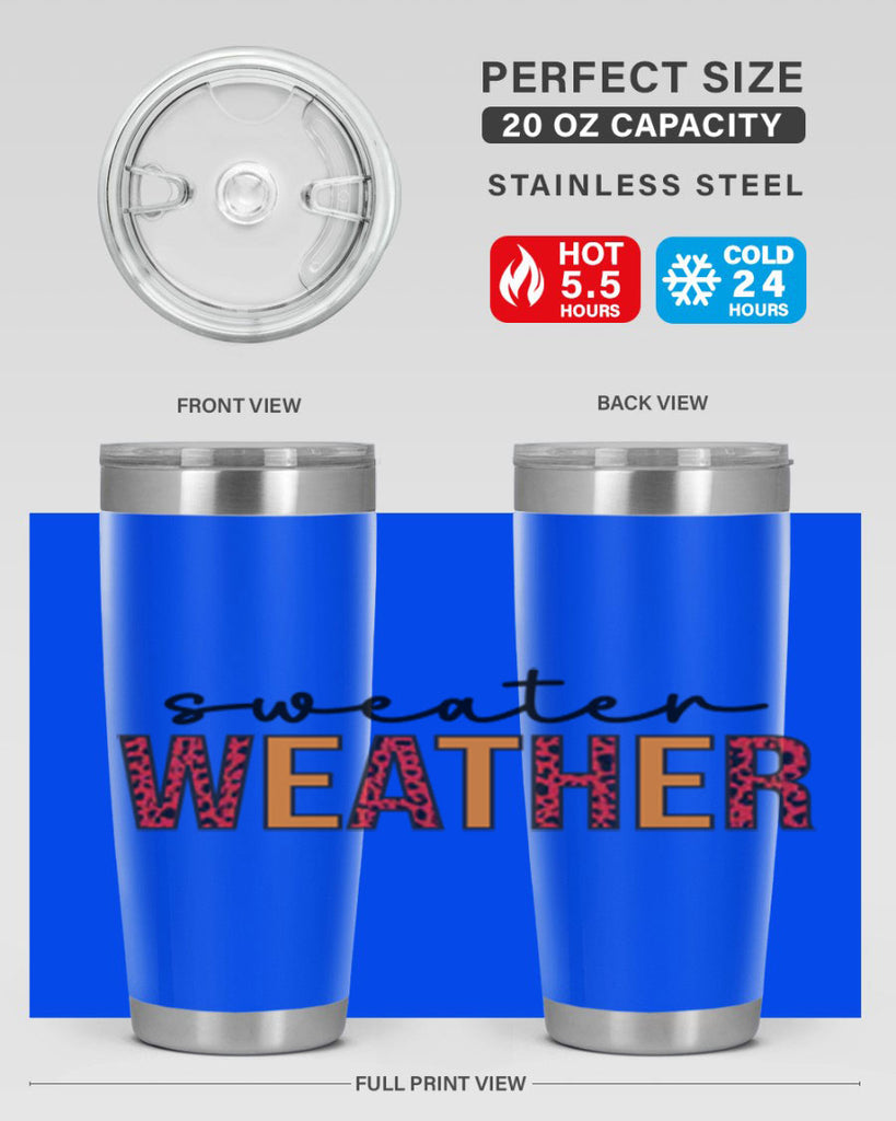 Sweater Weather 587#- fall- Tumbler