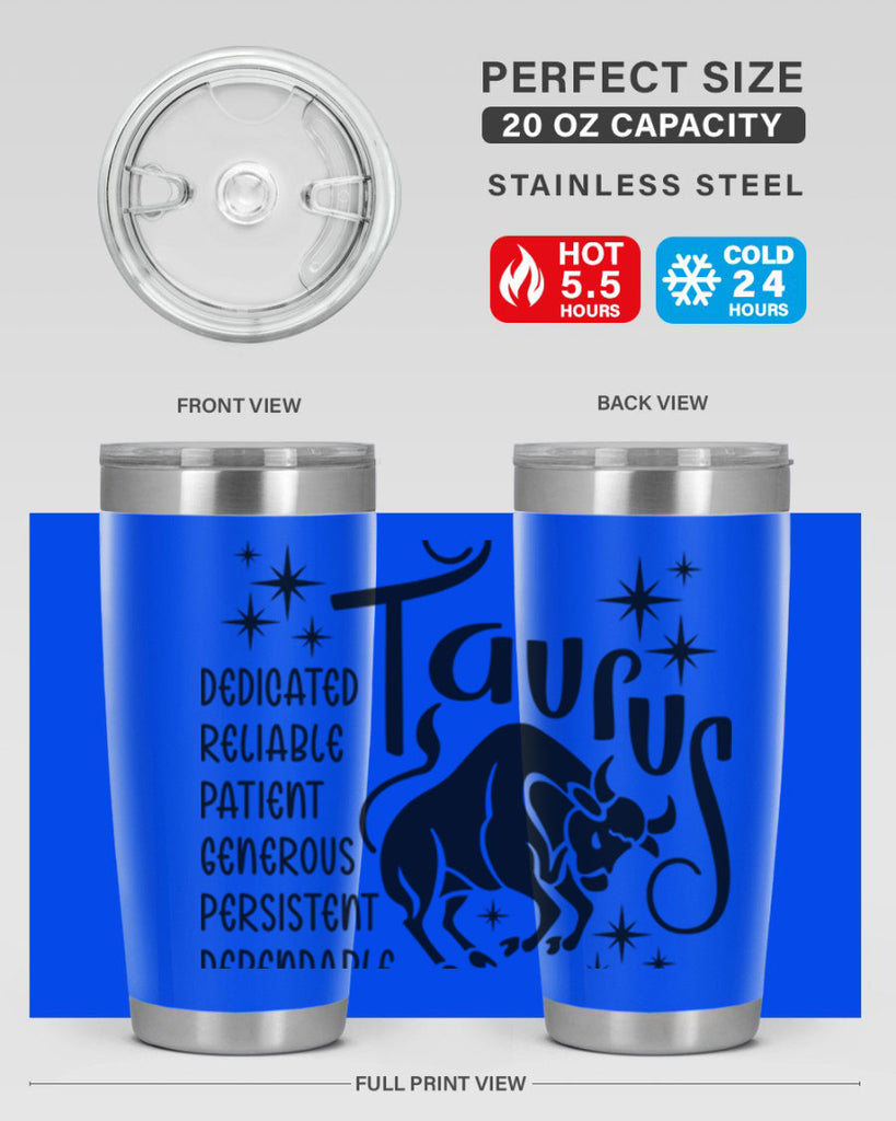Taurus 486#- zodiac- Tumbler