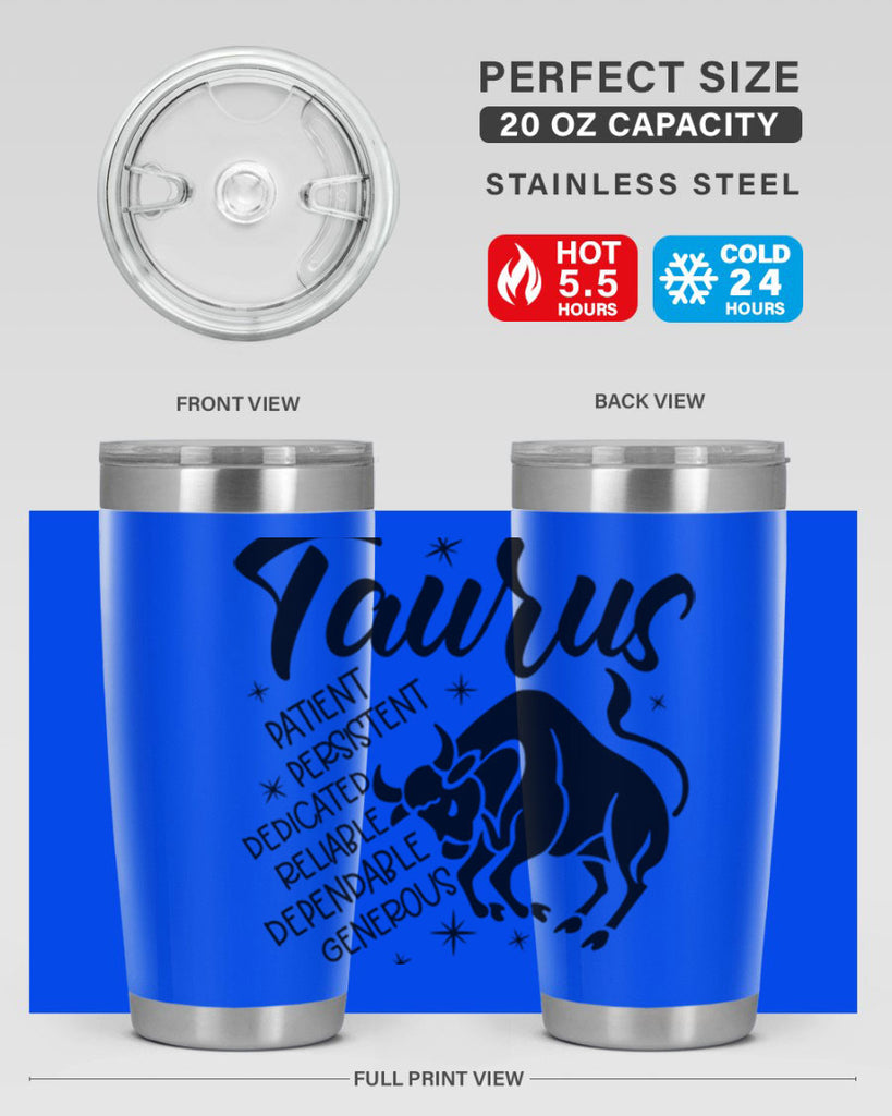 Taurus 492#- zodiac- Tumbler