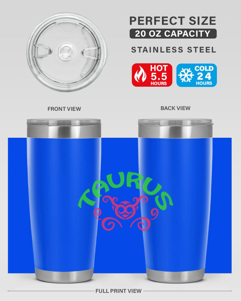 Taurus 493#- zodiac- Tumbler