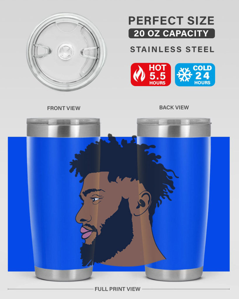 black man style 3#- black men - boys- tumbler
