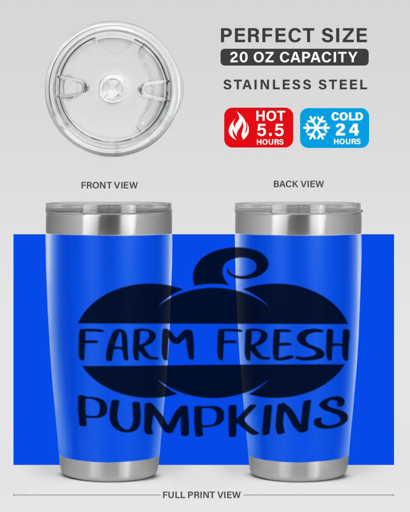 farm fresh pumpkins 174#- fall- Tumbler