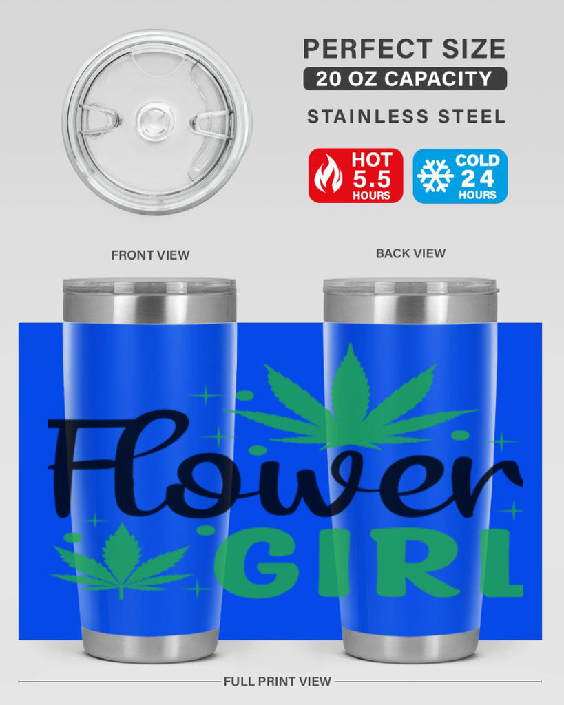 flower girl 83#- marijuana- Tumbler