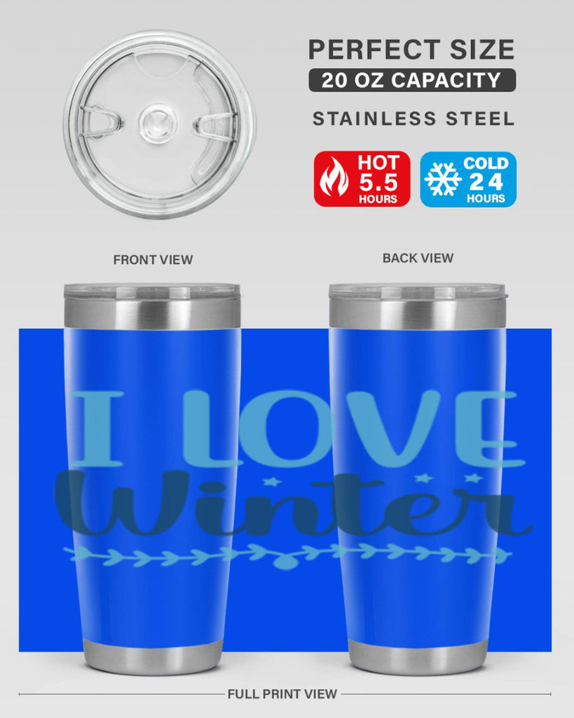 i love winter 226#- winter- Tumbler