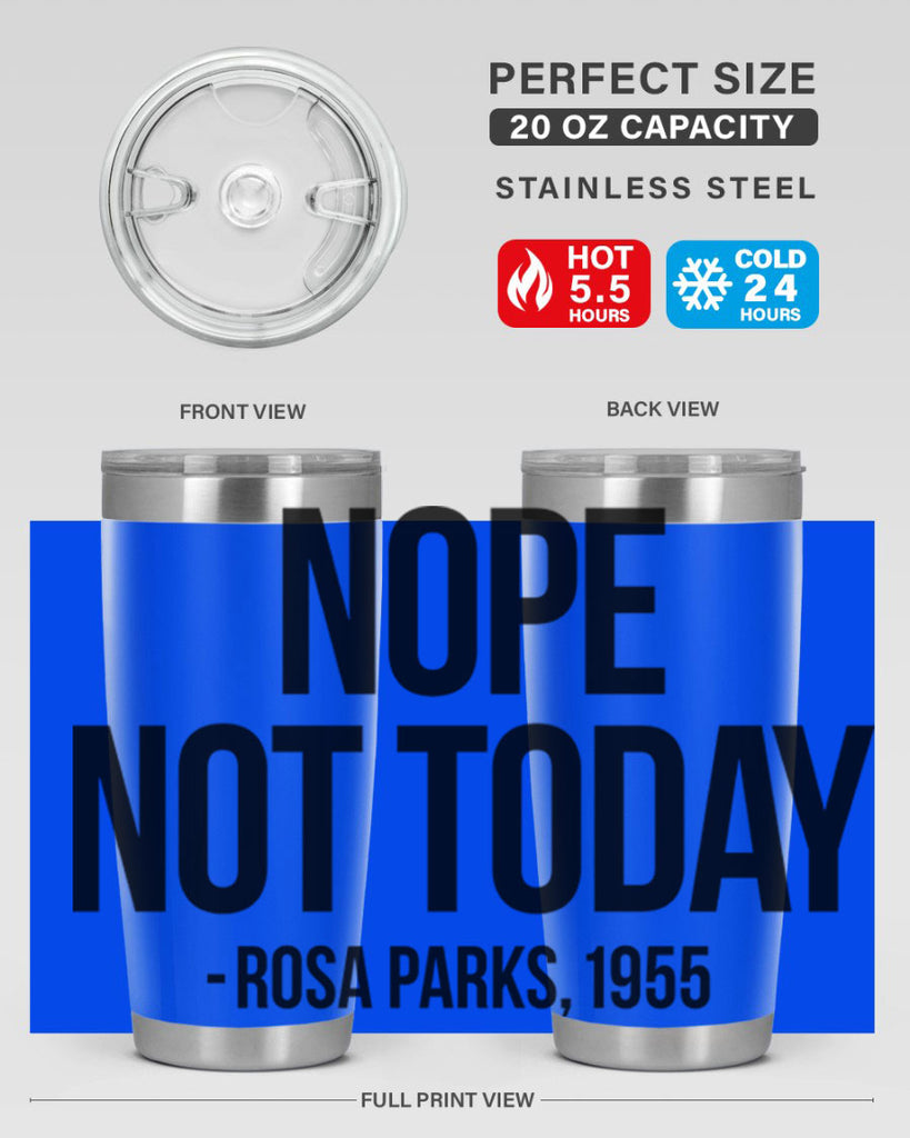 nope not today rosa parks 60#- black words phrases- Cotton Tank