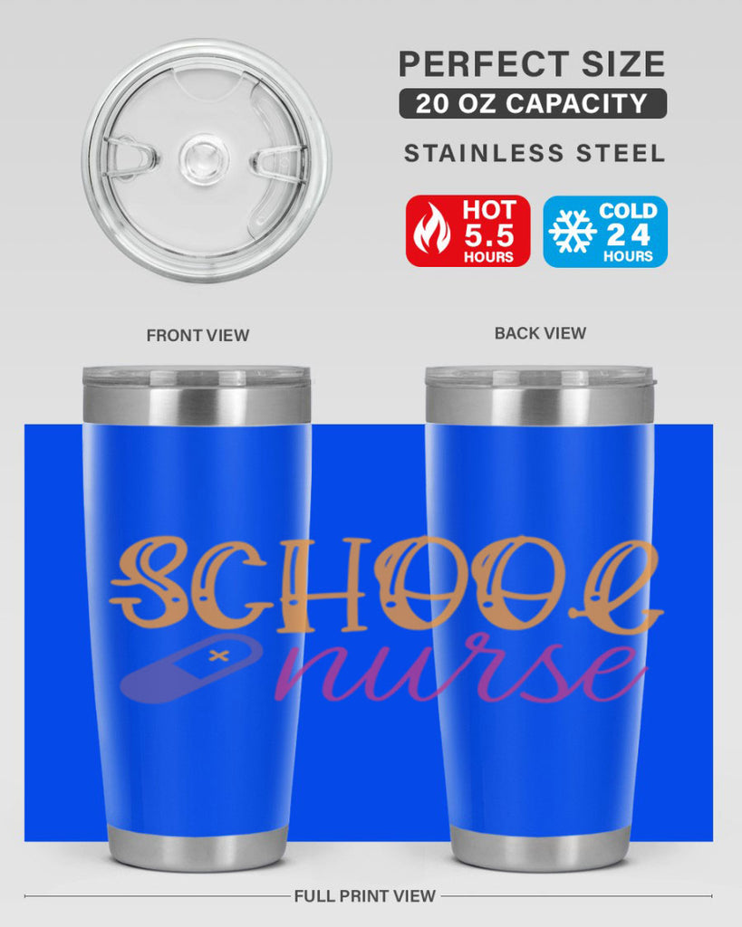 school nurse Style 353#- nurse- tumbler