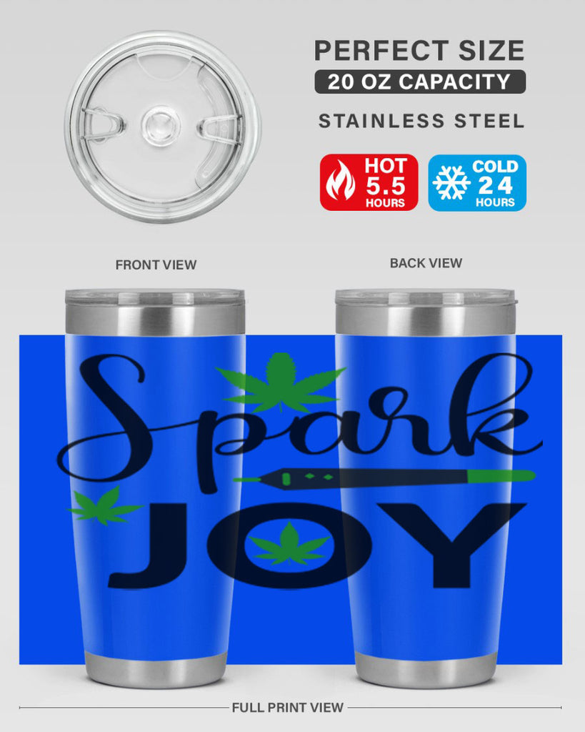spark joy 250#- marijuana- Tumbler