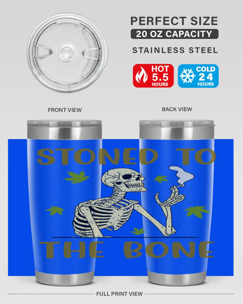 stones to the bone 264#- marijuana- Tumbler