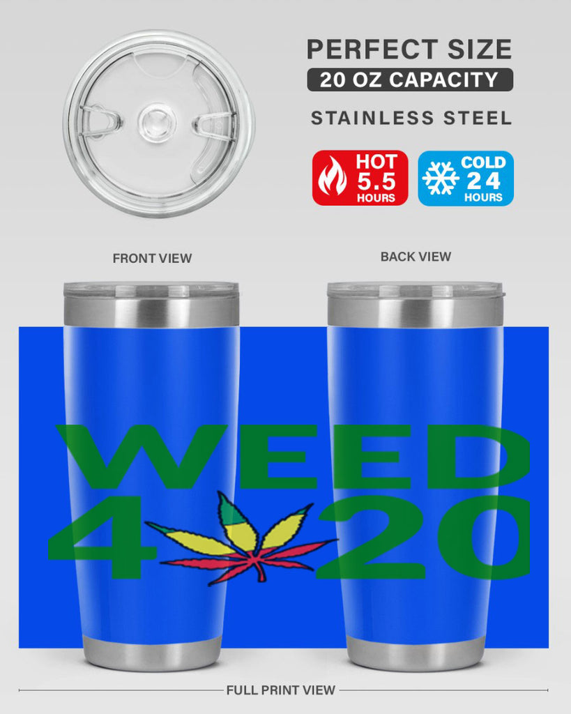 weed 420 cannabis 281#- marijuana- Tumbler