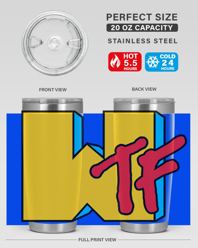 wtf 8#- black words phrases- Cotton Tank