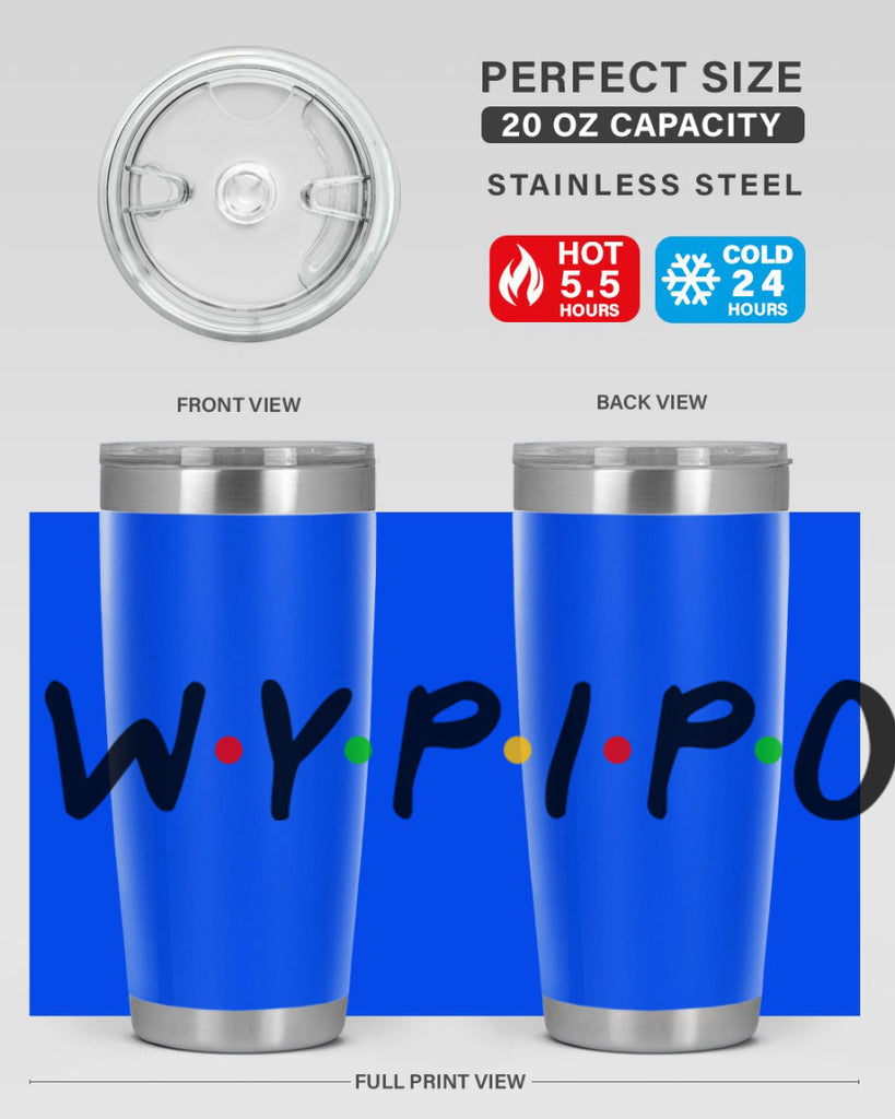 wypipo 7#- black words phrases- Cotton Tank