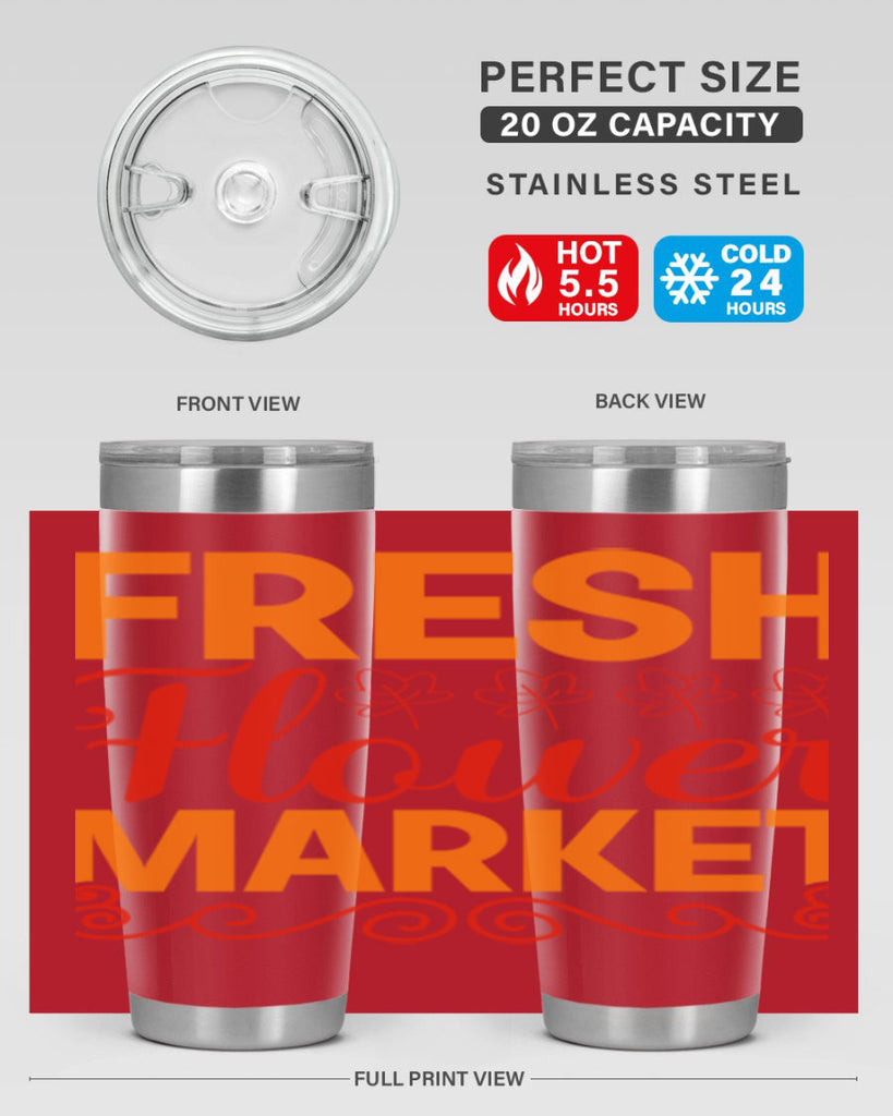 Fresh flower market 143#- spring- Tumbler
