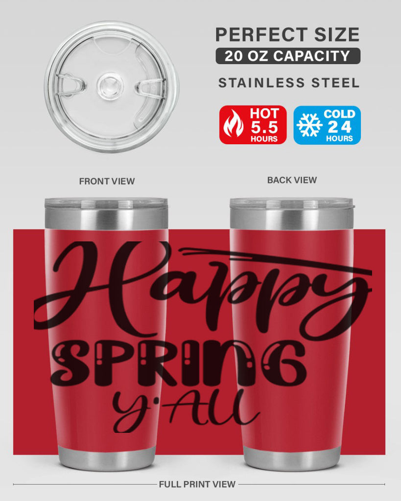 HAPPY SPRING YALL  179#- spring- Tumbler