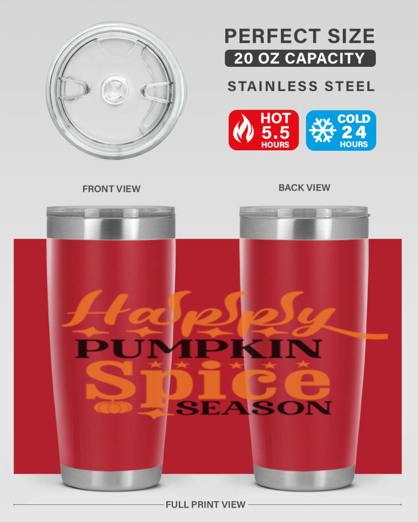 Happy Pumpkin Spice Season 245#- fall- Tumbler