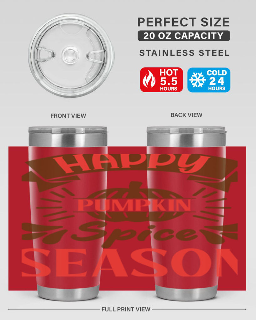 Happy Pumpkin Spice Season 246#- fall- Tumbler