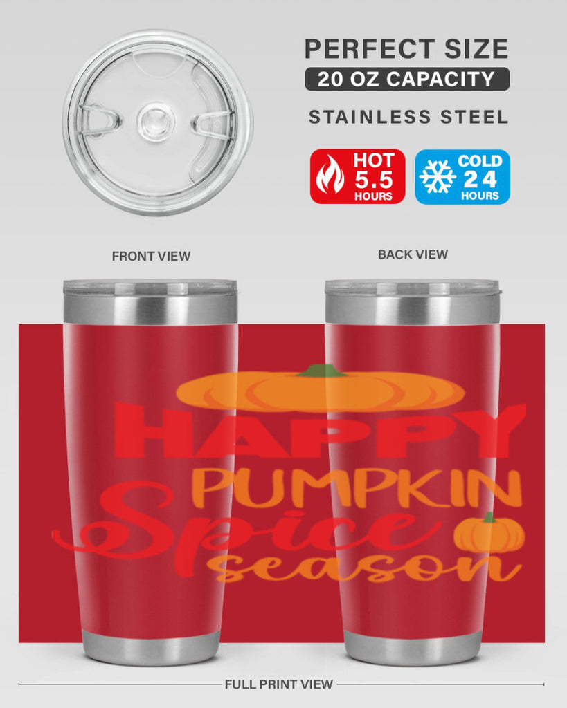 HappyPumpkinSpiceSeason 259#- fall- Tumbler