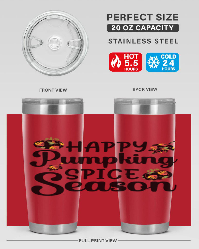 Happypumpkinspiceseason 258#- fall- Tumbler