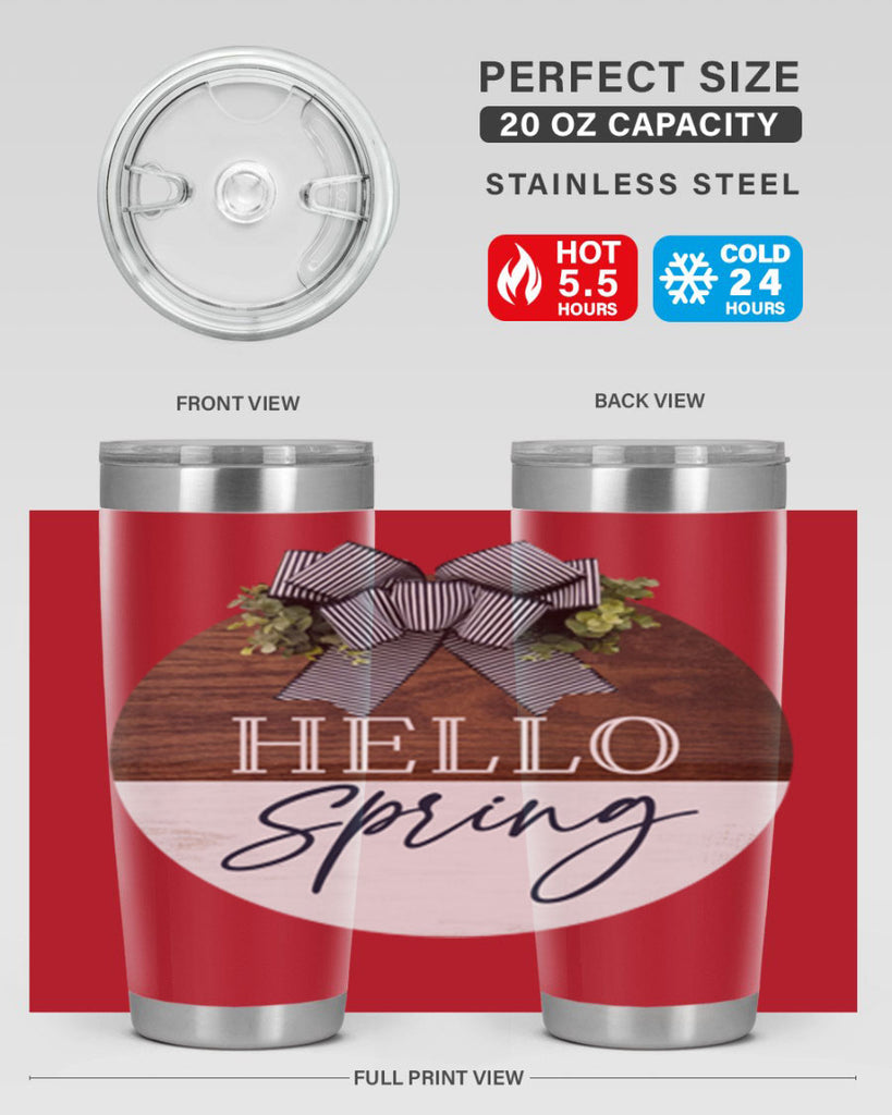 Hello Spring basic Mockup187#- spring- Tumbler