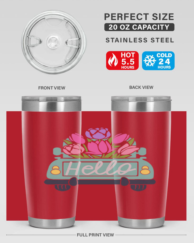 Hello Truck218#- spring- Tumbler